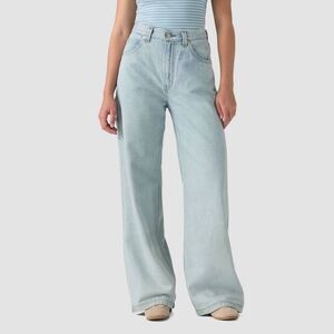 Levi's Women's Cinch Baggy Jeans Light Blue Denim 26